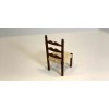 Bodo Hennig Dollhouse Wood and Cane Chair - 70s and