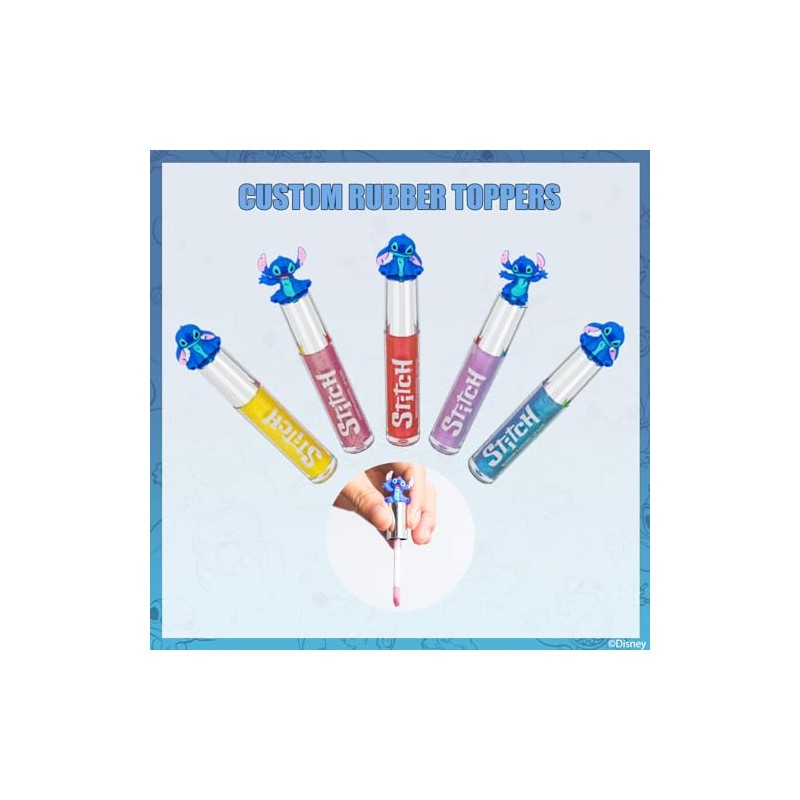 Stitch Brillo Labial Vegetal 10 pzas Niñas Regalo Fiesta