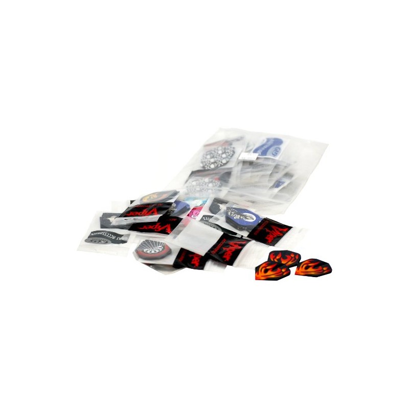 Viper Assorted 2D Glitter Dart Flights: 50 Sets of Standard