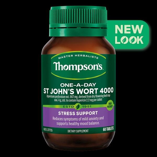 Thompsons One-A-Day St John's Wort 4000mg 60 Tablets