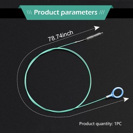 Shakas Car Sunroof Drain Cleaning Tool - 9.84ft Soft Waterproof PP Brush for Unclogging Drains - Universal Accessory for Cars, Trucks, Trailers & Buggies (Green)