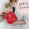 GRAZDesign Schmuckkästchen personalisiert mit Namen, klein in rot, Reise Schmuckschatulle