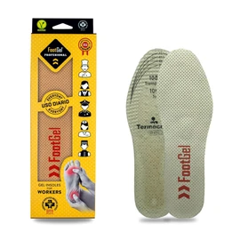 Foot Gel Professional Insoles, Specially Recommended for Professionals Who Need to Stand for a Long Time (Eucalyptus, 35-38)