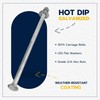 1/2" x 12" (25 Pack) Galvanized Carriage Bolt Kit Grade