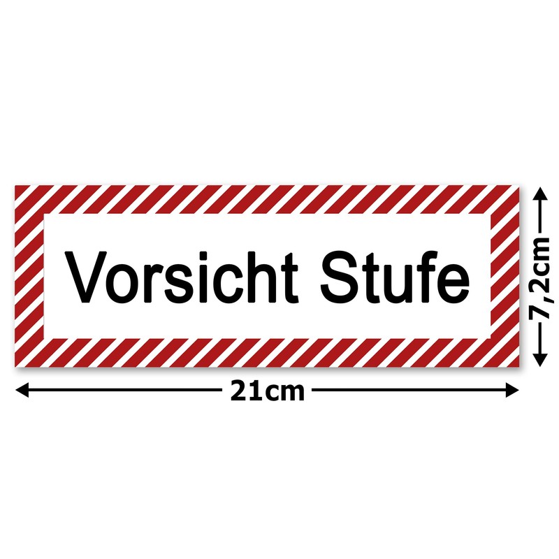 Pack of 5 Caution Level Stickers Warning Warning Signs Warning