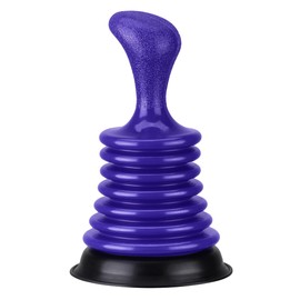 Luigi's Mini Plunger for Bathroom Kitchen Sink Bath & Shower Drain - Small Powerful Sink Plunger Clog Remover for Sink Drain - Mini Accordion Sink Shower Drain Bathtub Plunger