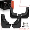 A-Premium Set of 4PCS Mud Flaps Splash Guards Mudguards Mudflaps