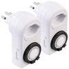 revolt Power Timers: Set of 2 Mechanical 24-Hour Timer for