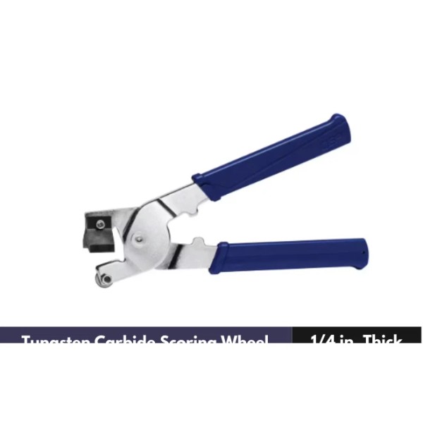 Branded Handheld Tile Cutter With Tungsten Carbide Scoring Wheel For