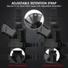 Drop Leg Holster, Tactical Thigh Holster Compatible with Optic/Light/Laser