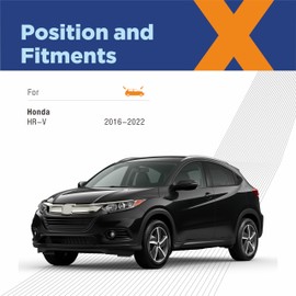 ICEXSNOW® Silicone Windshield Wiper Blades Replacement for 2016 2017 2018 2019 2020 2021 2022 Honda HR-V (Pack of 3) Automotive Replacement Windshield Wiper Blades, 26"+18"+10"(B)