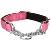 Meister Collar Master Cushion Half Chain Collar Pink x Black