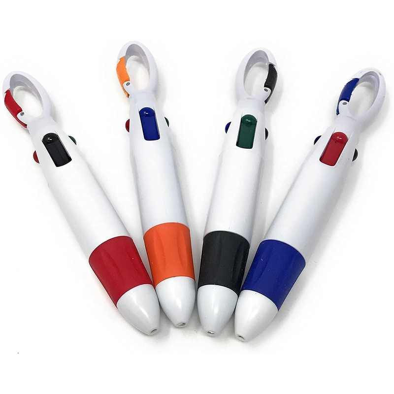 Tinwai 4 Color Ballpoint Pen, Multi-functional, Oily, Multicolor, Ballpoint Pen,