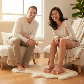 2 pieces Each 4”x8”x2” Foot Detox Himalayan Salt Blocks - Ionic Foot Plates