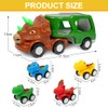 HOTUT Dinosaur Truck Toy for Kids 3-5 Years Old, 5