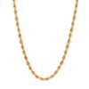 LUXSTAR Twisted Chain Necklace, Men's, Women's, 18K Coating, Hypoallergenic, Stainless