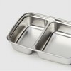 Jaju JAJU stainless steel square two compartment sharing cupboard_500ML, silver