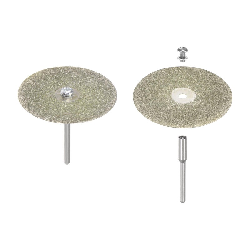sourcing map 10pcs Diamond Cutting Wheel 40mm Full Sand Diamond