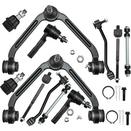 KAC Front Lower Control Arm Front Suspension Kit Fit for 1998-2001 Ford Explorer Mercury Mountaineer Automotive Replacement Control Arm RK80139 12pcs