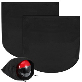 Pack of 2 Helmet Bag Motorcycle Helmet, Motorcycle Helmet Cover with Drawstring, Helmet Bag Made of Polyester to Protect Against Scratches and Dirt, Carry Bag for Basketball, Fitness, Ski