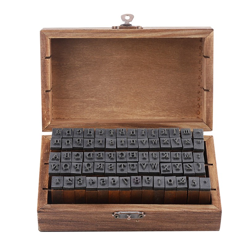 70 Pcs Stamps Set Comfortable Touch Anti Slip Letters Numbers