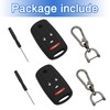 TOMALL 2 Pack for Acura Key Fob Cover with Keychain,