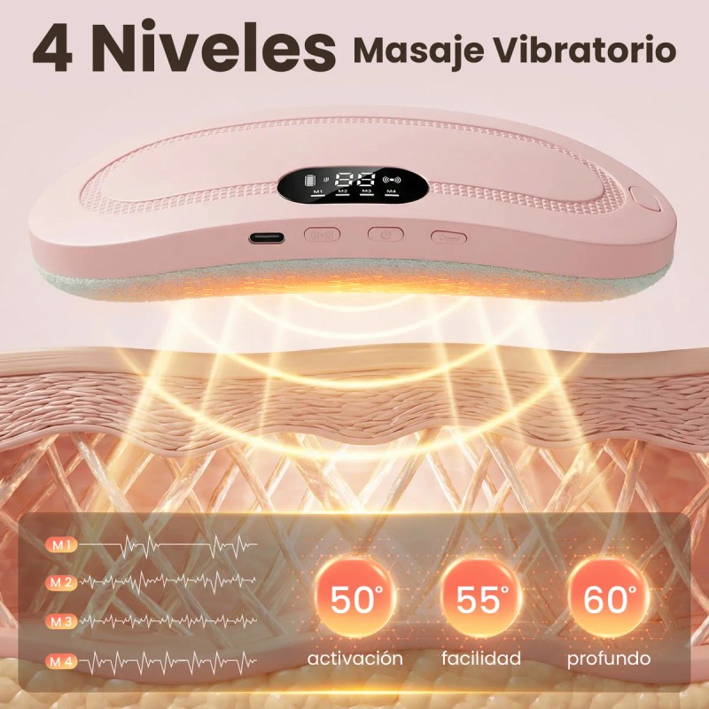 Cinturon Eléctrico Bolsa Termica Para Colicos Menstruales