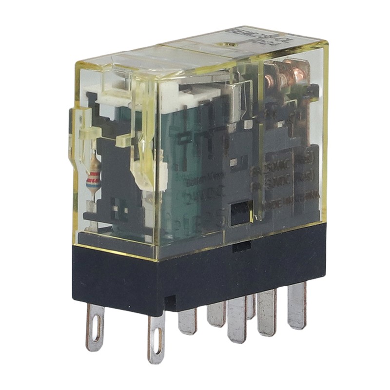 10Pcs Power Relay Miniature Thin Electronic Component 2 NO 2