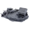 Tabletop Gaming Miniatures Terrain Paintable Oxen Enclosure with Removable Roof,