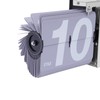 MhdunueSK Flipping Out Wall and Tabletop Flip Clock,Retro Automatic Page