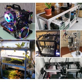 Pack of 100 T-Slot Nuts M8 Nut 8 Aluminium Profile 30 x 30 Accessories T Slot Nut Carbon Steel Nickel-Plated