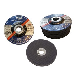Goodway Roughing Discs Set of 5 │ Diameter 115 x 6.0 x 22.2 mm │ Sanding Discs for Cutting and Angle Grinders │ Sanding Mop Disc for Steel and Non-ferrous Metal