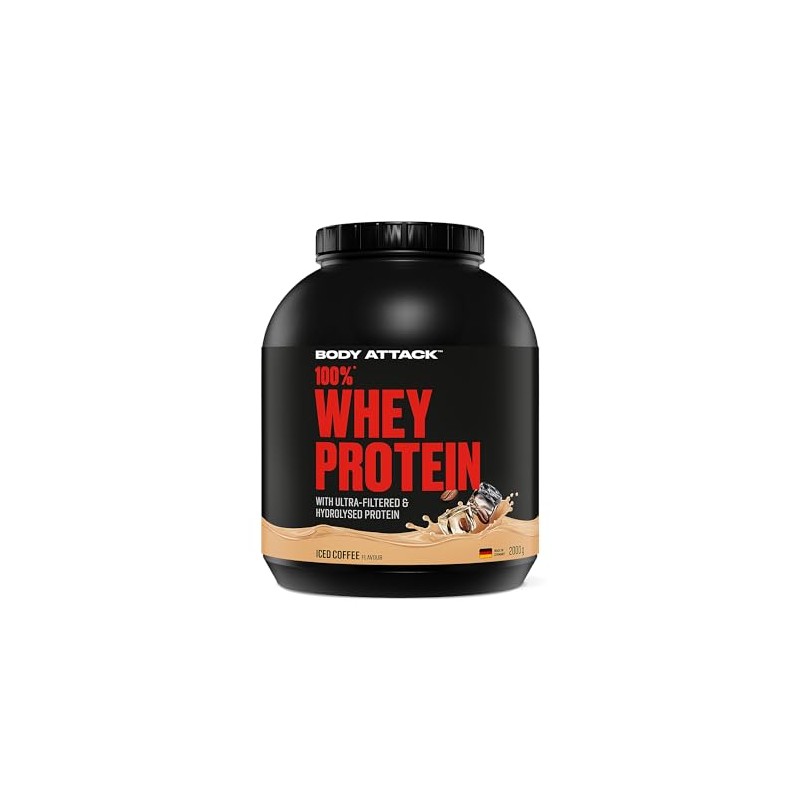 Body Attack 100% Whey Protein Iced Coffee - 2 kg