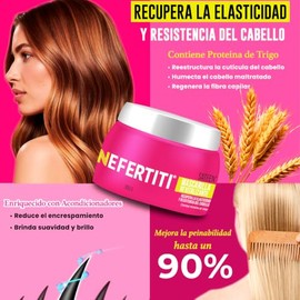 Nefertiti MASCARILLA REVITALIZANTE SATEEN PROTEINA DE TRIGO 350 GR