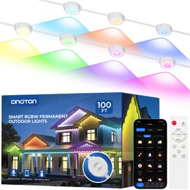 CINOTON Control Box only Permanent Outdoor Lights 50ft/100ft/150ft/ 200ft.