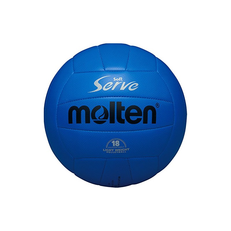 Molten EV4B Volleyball Soft Serve Lightweight No. 4 Ball, Blue