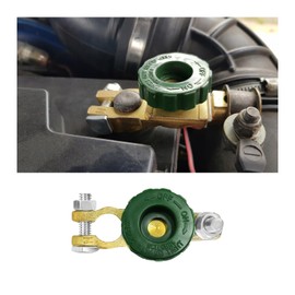 Dickno Top Post Battery Quick Disconnect Switch, Auto Battery Master Switch Isolator for Power Disconnect Cut Off, Vehicle Terminal Kill Switch for 12V 24V Car Boat Truck RV
