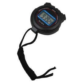 Tiardey Sport Stopwatch Timer with Lanyard, Multi-Function Sport Digital Stopwatch Large Display, with12/24 Hour Clock Alarm Calendar (Black+Yellow)