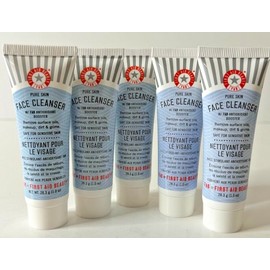 First Aid Beauty Pure Skin Face Cleanser 1.0 oz Remove Surface Oil (Lot of 5)
