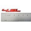 ERPART 4.6L Liter Embossed RED on Highly Polished Silver Real