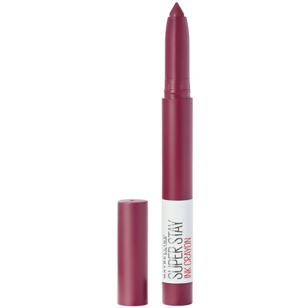 Maybelline SuperStay Ink Crayon Matte Longwear Lipstick With Built-in Sharpener, Accept A Dare, 0.04 Ounce