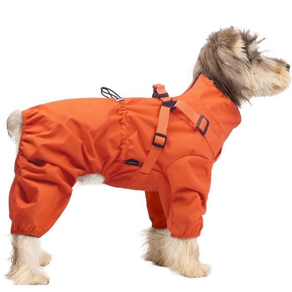 BRKURLEG Dog Raincoat for Small and Medium Dogs, Small Dog