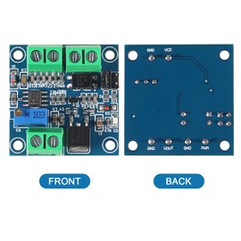 PWM to Voltage Module 0% -100% PWM Converted to 0-10V Voltage Suitable for Signal Interface Switching for PLC or Other Industrial Control(PWM-to-Voltage 0-10V) (2)
