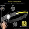 TUBORGO Rechargeable Headlamp 3PCS, 230° Wide Beam Head Lamp, Motion
