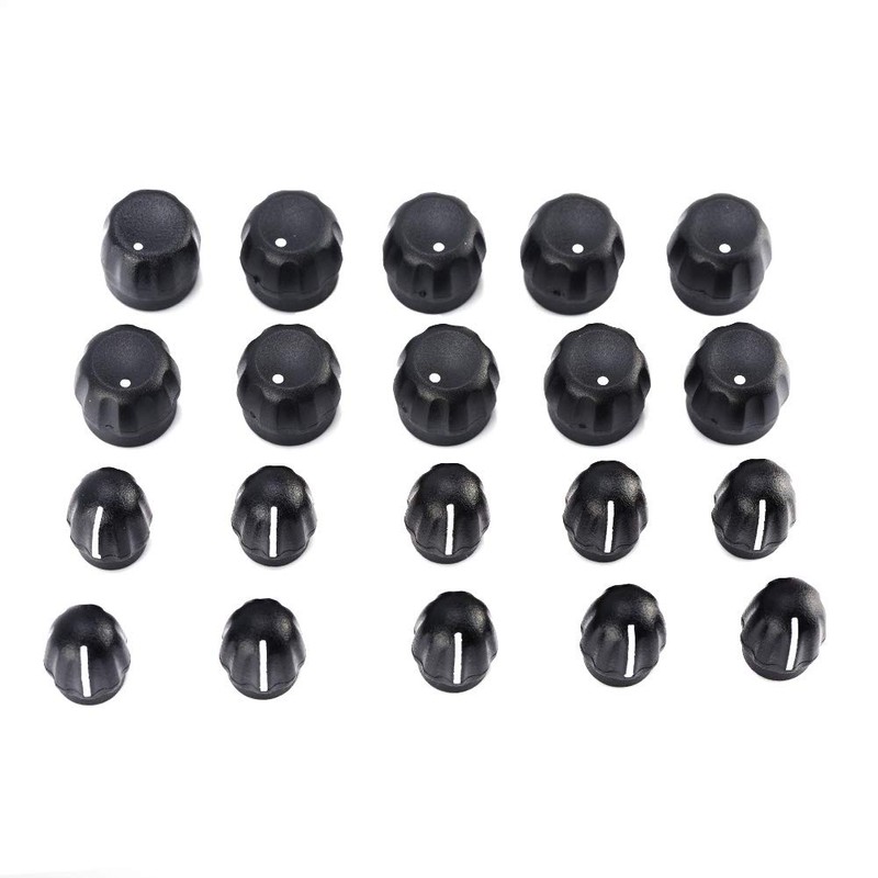 Bewinner 10 Pairs Walkie Talkie Volume Knob and Channel Selector