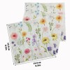 EdenChiy Butterfly Printed Disposable Paper Napkins 100 Pcs Unbleached Pure