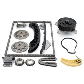 MAXWIN Timing Chain Kit & Water Pump Fit 2009-2010 for Pontiac Vibe L4 1.8L, 2008-2014 for Scion xD L4 1.8L, 2009 for Toyota Corolla L4 1.8L, 2009-2015 Corolla L4 1.8L, 2009-2013 Matrix L4 1.8L