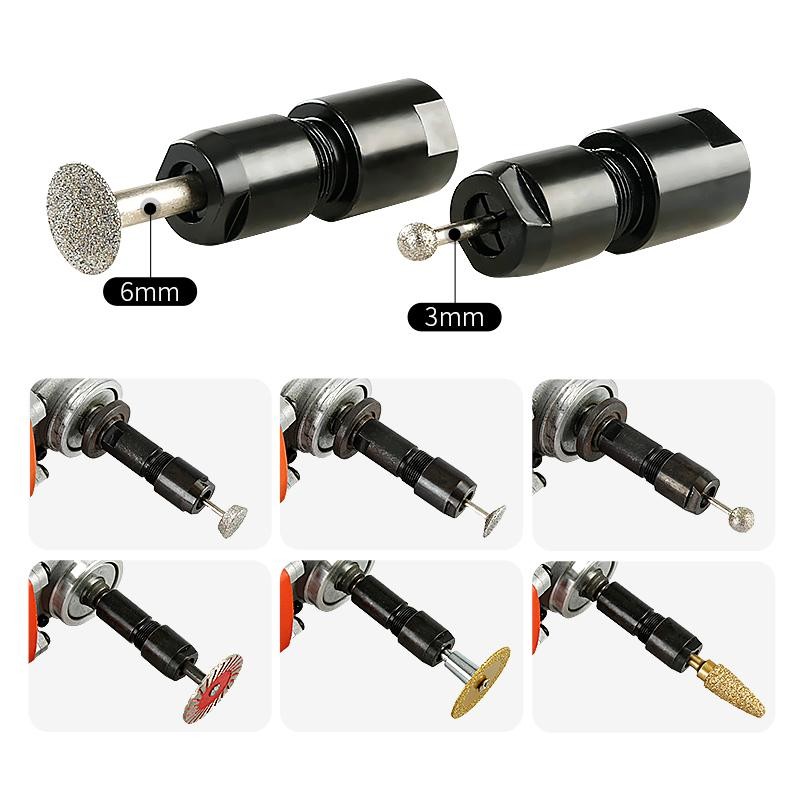 3MM & 6MM (1/8" & 1/4") Angle Grinder to Straight