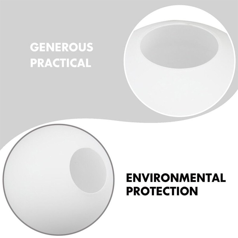 Alipis White Spherical Textured Lampshade Ceiling Lampshade for Living Room