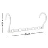 PAVIKE Multi-functional Clothes Hangers (Set of 4), Folding Clothes Hangers,
